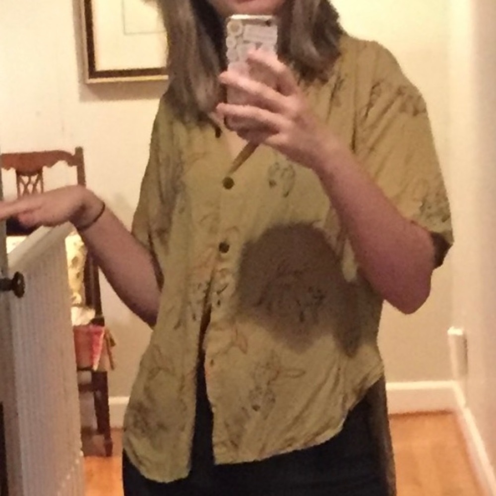 Urban outfitters oversized collared shirt size XS